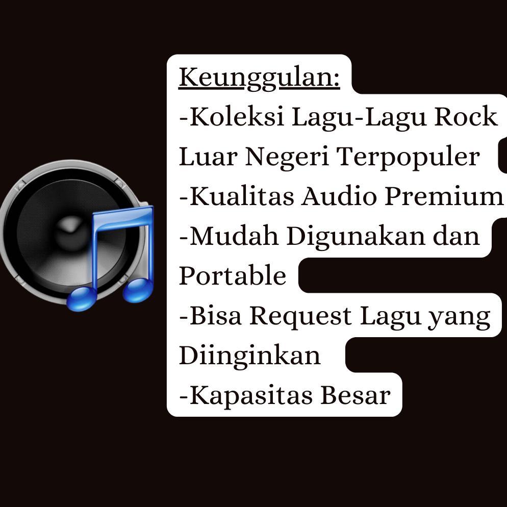 Flashdisk isian Lagu Lagu Rock Barat Luar Negeri Terpopuler