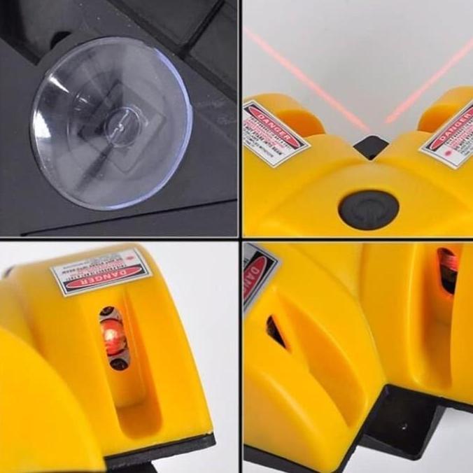 Bestone- Laser Level Square 90 Waterpass Alat Laser Siku Waterpas Line Sudut