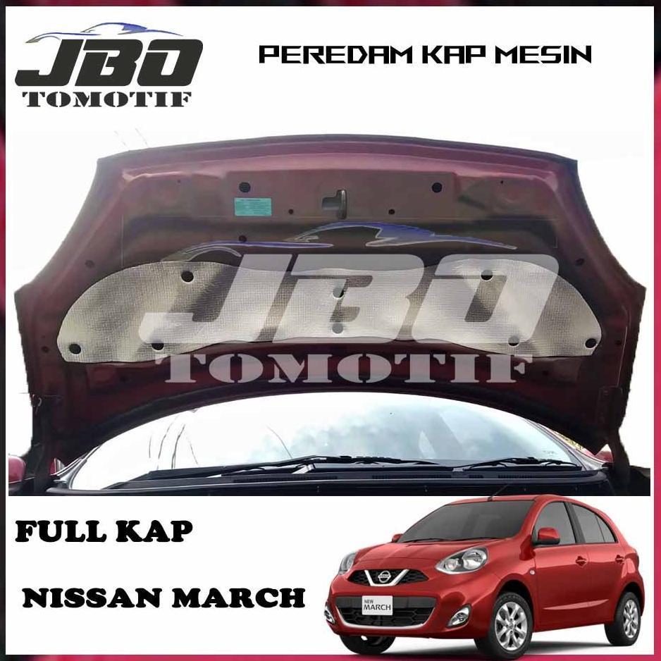 Peredam Panas Kap Mesin Mobil March pelindung kap mesin mobil