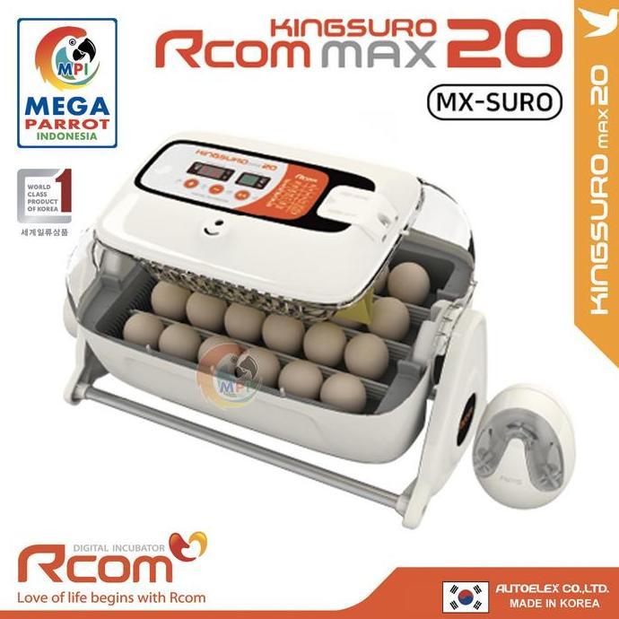 Rcom Inkubator KINGSURO MAX 20 Incubator MX-SURO Rcom Inkubator Telur
