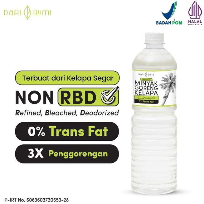 Dari Bumi Kelapa Coconut Cooking Oil Non Rbd 1 L