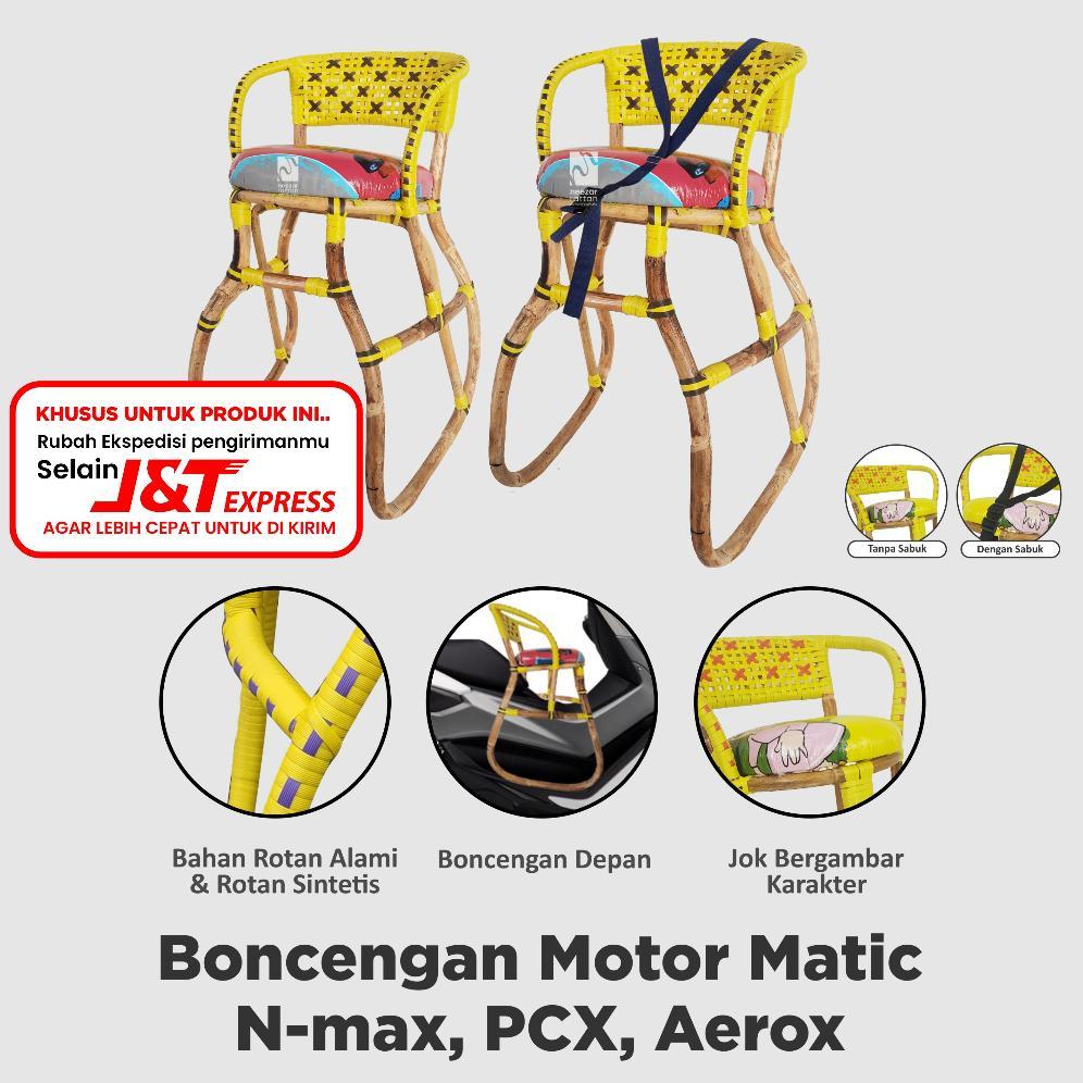 Jok Kursi Bonceng Boncengan Anak Motor NMAX, PCX AEROX di depan