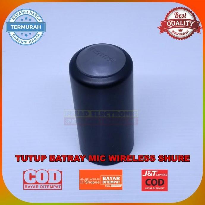 Bestone- TUTUP MIC WIRELEES SHURE/Tutup mic/tutup batray mic shure