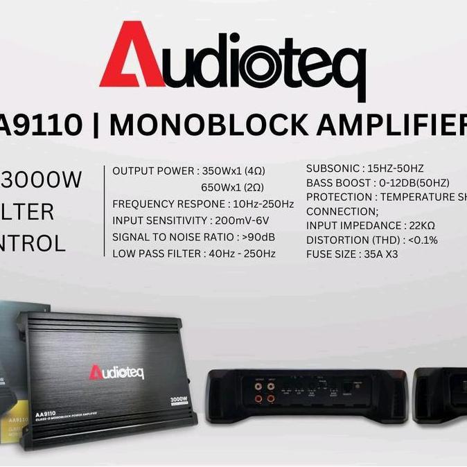 PROMO [Exclusive GT CARFanatics] Power Monoblok Audioteq AA9110 3000W