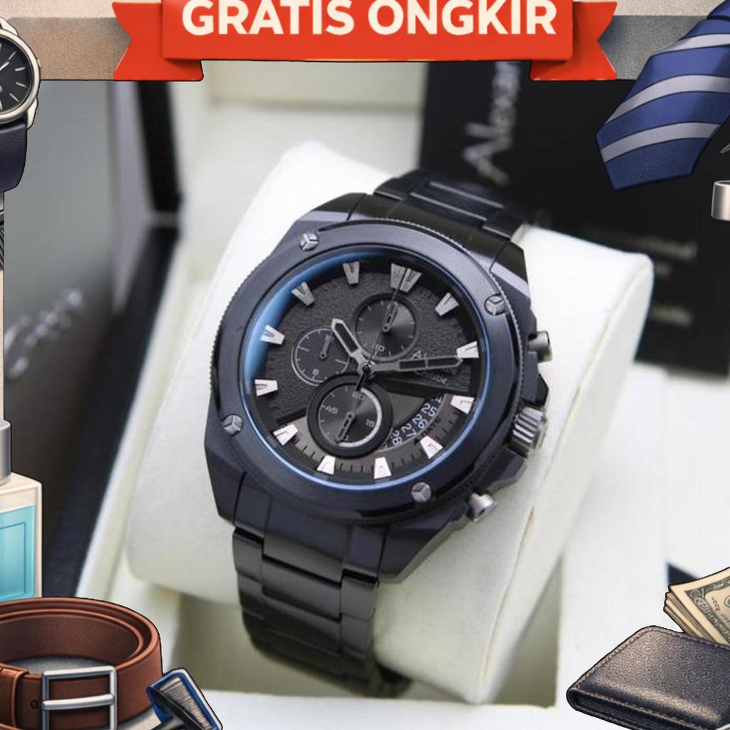 Jam Tangan Alexandre Christie Ac6646 Ac 6646 Chrono Original