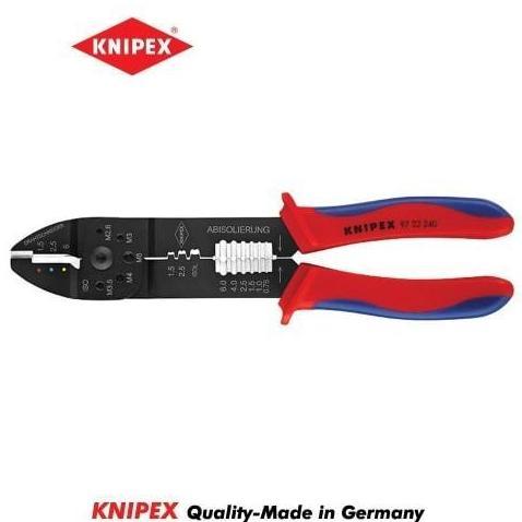Knipex Tang Krimping Kabel Cable 97 22 240 Knipex Crimping Pliers Perkakas