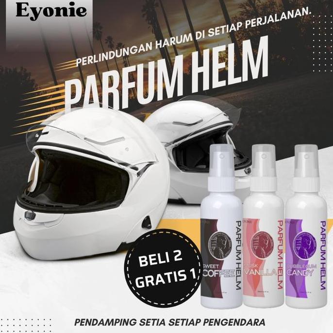 Eyonie Parfum Helm Motor 100 ml Penghilang Bau Apek Jaket Sepatu Spray Shoe Parfum Cairan Anti Bakte