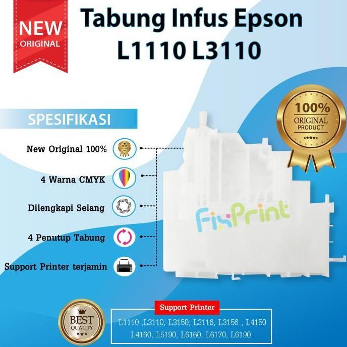 Bestone- Tabung Tinta Infus Epson L1110 L3110 Ink Tube Printer Ink Tank EcoTank