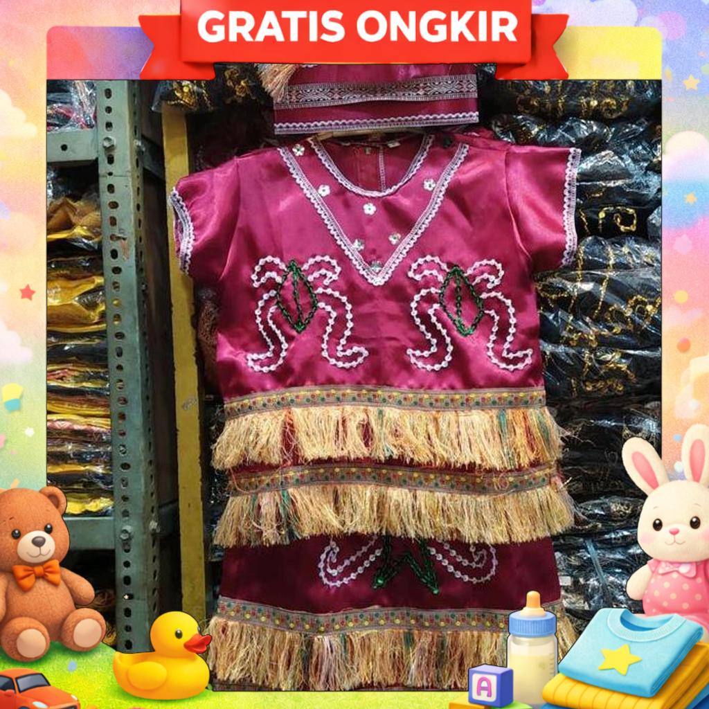 Pakaian Adat Papua Anak Tk Sd // Baju Adat Papua