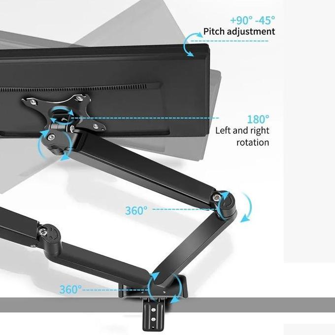 Monitor Stand Bracket Monitor Arm Gas Spring