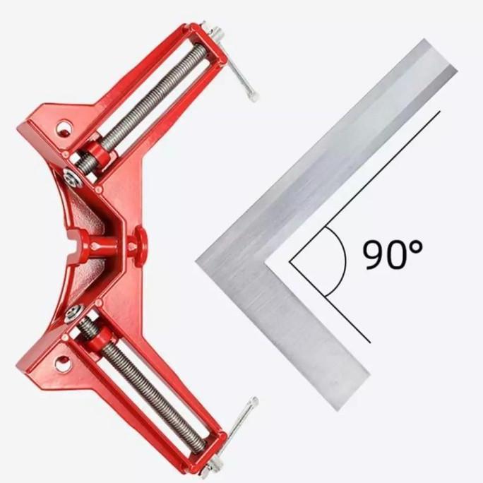Bestone- Penjepit Siku - Penjepit Sudut Siku L & T - Alat Penjepit Kayu