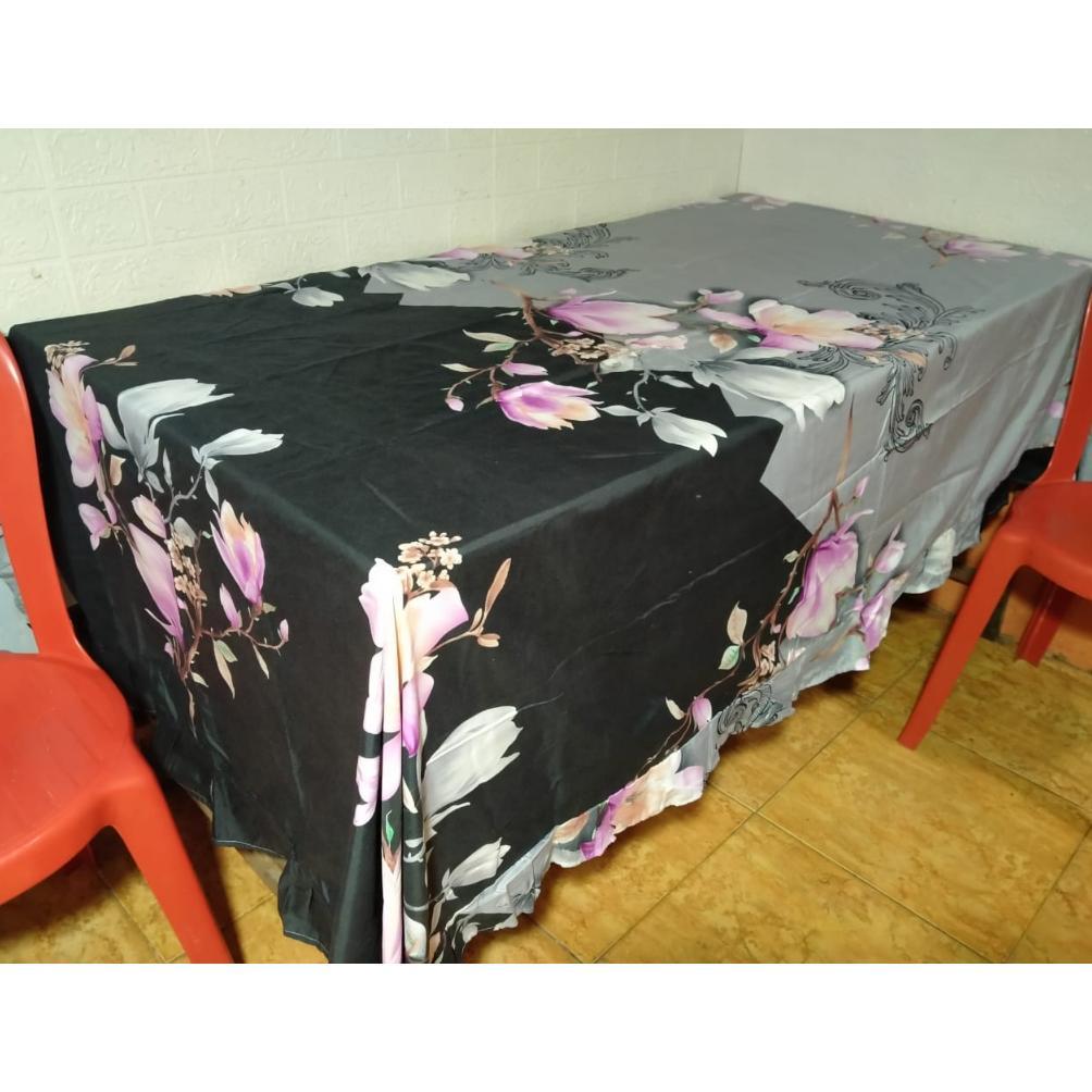 Cuci Gudang  Taplak Meja Makan Kain Aneka Motif /Alas Meja Makan Motif Rumbai 140220