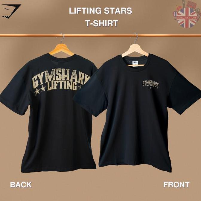 Murah Gymshark Men Crest T-Shirt/Kaos Gym/Olahraga [100% Original Uk]