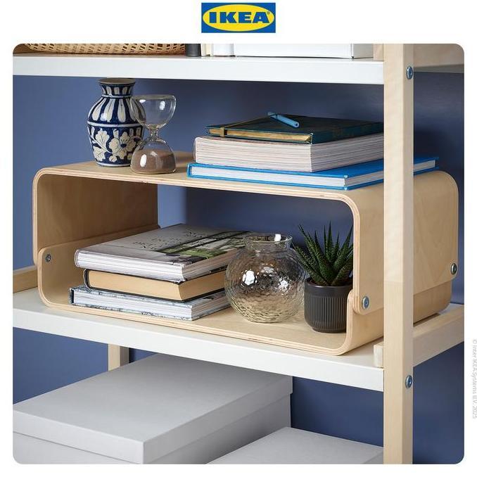 Sale Ikea Vattenkar Stand Laptop / Meja Monitor Bahan Kayu Birch 52X26 Cm
