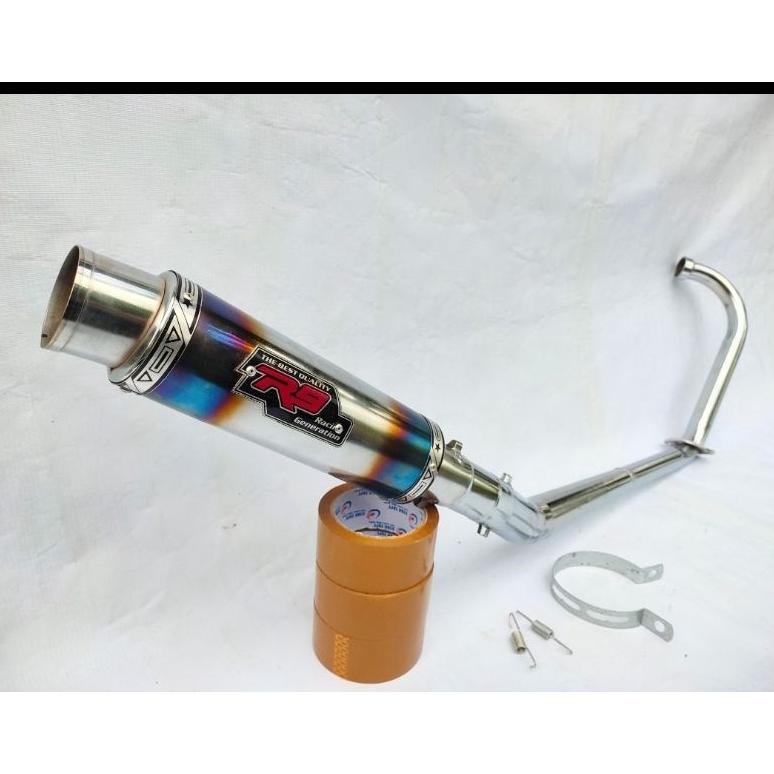 Disc Knalpot Racing R9 Full System Pnp Motor Sonic Supra Gtr Vixion Satria Fu