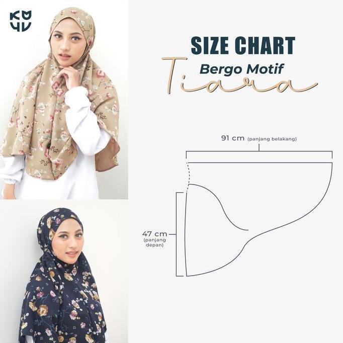 Thebest- BERGO MOTIF TIARA by Koyu Hijab
