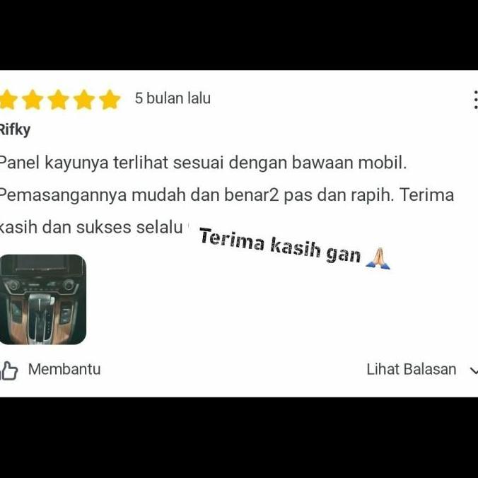 Thebest- Honda CRV Turbo 2017 2018 Cover Gear Trim Panel Wood Style