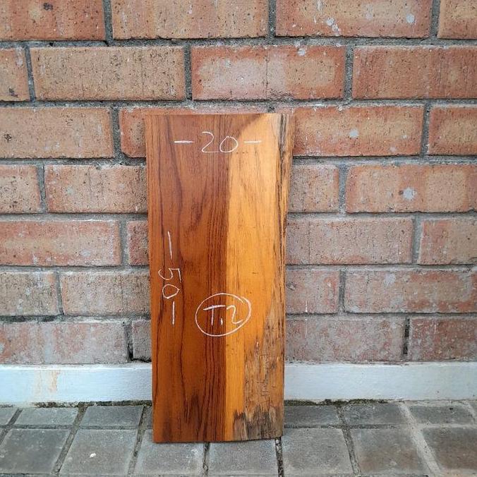 Papan Ambalan Meja Konsol Kayu Jati Asli Natural Prefinished A1 50cm