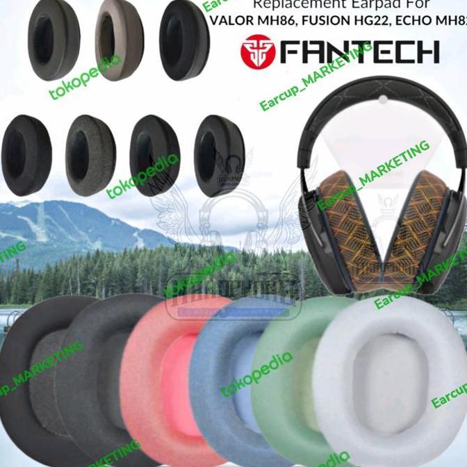 Earcup Earpad Fantech Valor Echo Mh82 Mh86 Hg22 Fusion Headset Gaming Original