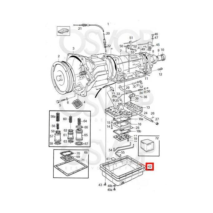 Murah Hg | Paking Transmisi Gasket Bak Matic Volvo 240 260 740 940 Aw70/71/72 Bw55 A63