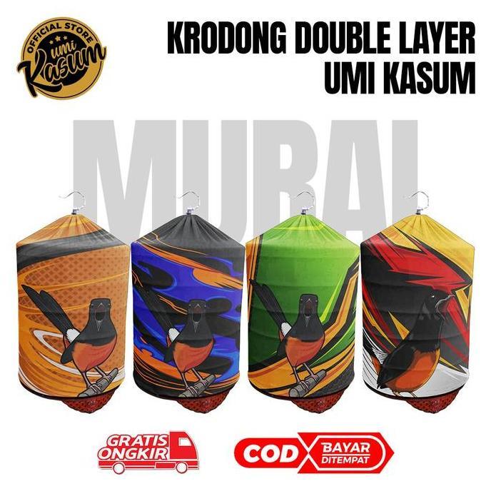 Kerodong Murai Batu Double Layer Umi Kasum | Kerodong Bulat Motif 10 | KMM