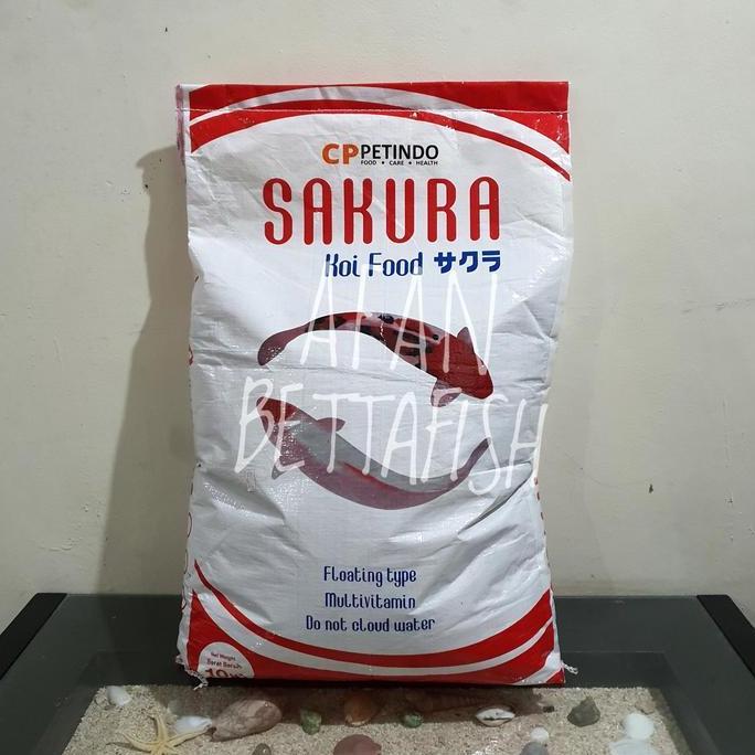 Pakan Ikan Koi Sakura Koi Food 10kg 5mm / Pelet Ikan Koi 10 kg 5 mm