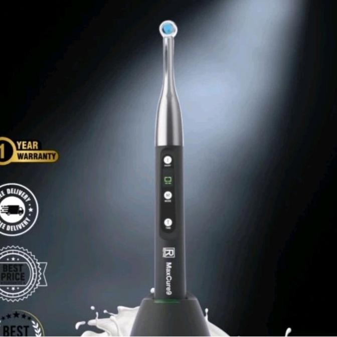 Curing Light I LED DBA Woodpecker Light cure 1 detik / Light Cure Max Cure 9 Refine Mulut