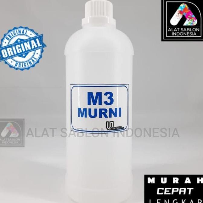 MINYAK M3 MURNI PEMBERSIH TINTA SABLON 1 LITER