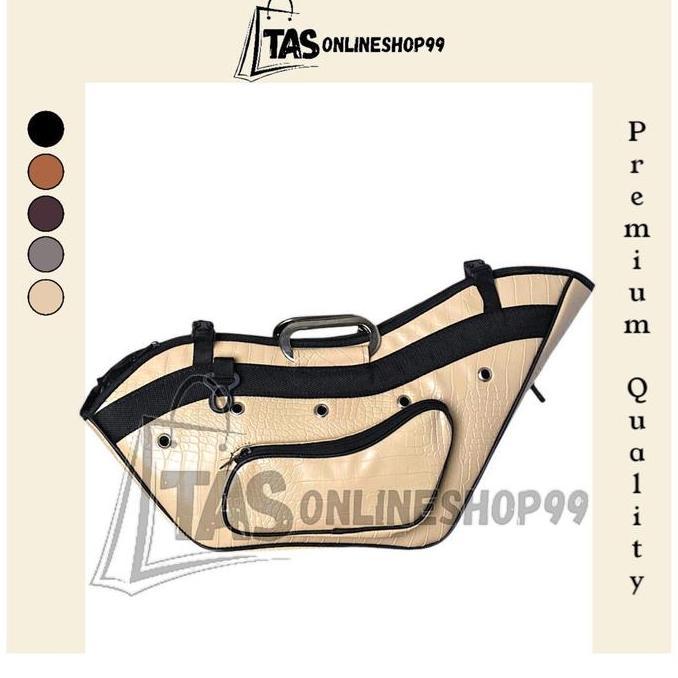 TASONLINESHOP Tas Kiso Ayam Mewah Bahan Croco Premium - Slingbag Kiso Ayam Premium