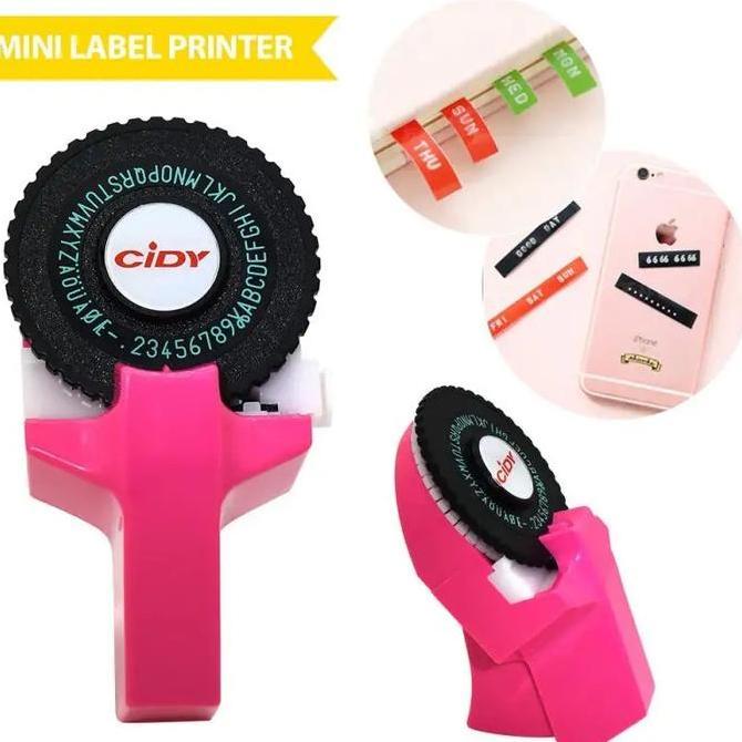 Label Maker Emboss 3D Stiker Label DIY Print Manual