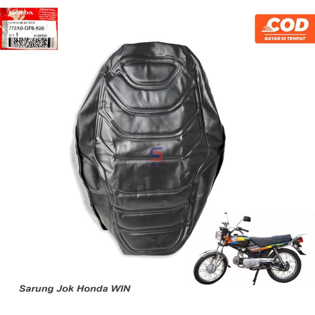 SARUNG JOK BUNGKUS KULIT JOK (COVER SEAT ST/2) HONDA WIN 100 ORI AHM 772A0GF6920
