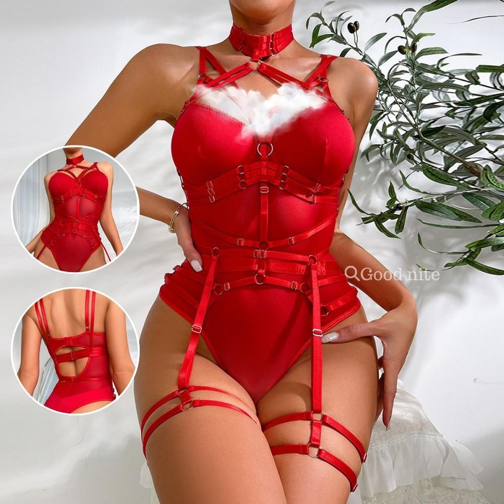 GN6144 lingerie open V bodysuit hot cosplay lingerie premium