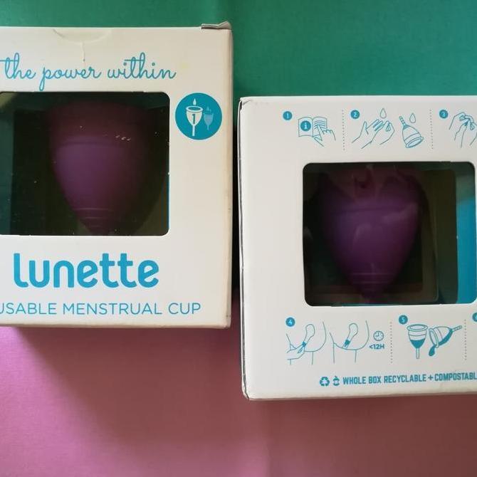 Lunette Menstrual Cup Model 1 (belum melahirkan/flow ringan) Kode 723