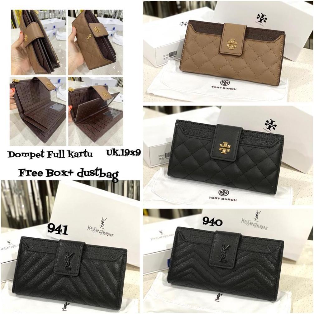 Dmpt- Dompet Panjang Full Kartu Wanita Branded
