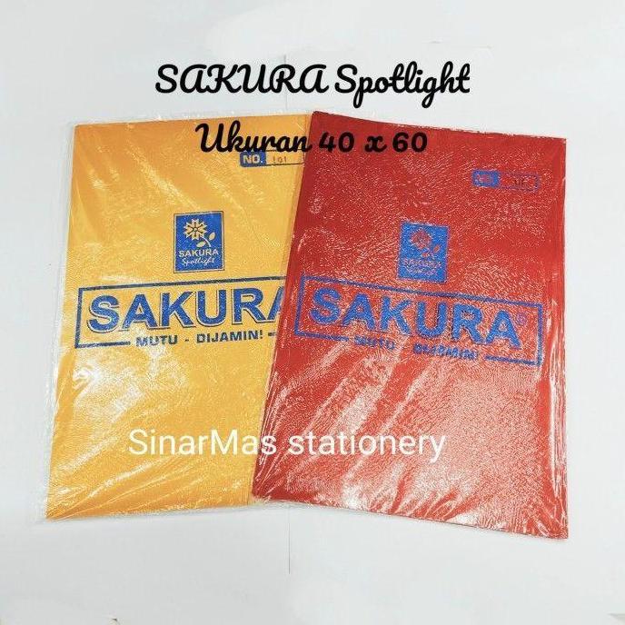 Kertas Cover Jilid Foil Sakura / Kertas Spotlight foil & laminating