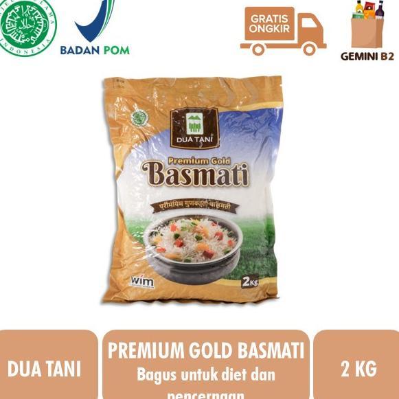 Dua Tani Beras Basmati Premium Gold Rice 2kg HALAL