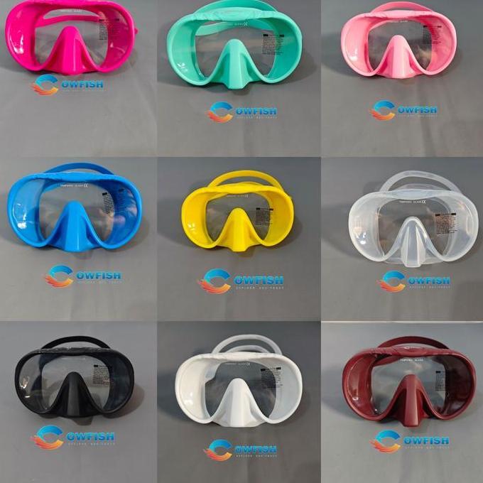 COWFISH Kacamata Selam Dewasa Snorkel Mask Peralatan Menyelam Masker Diving W-1000