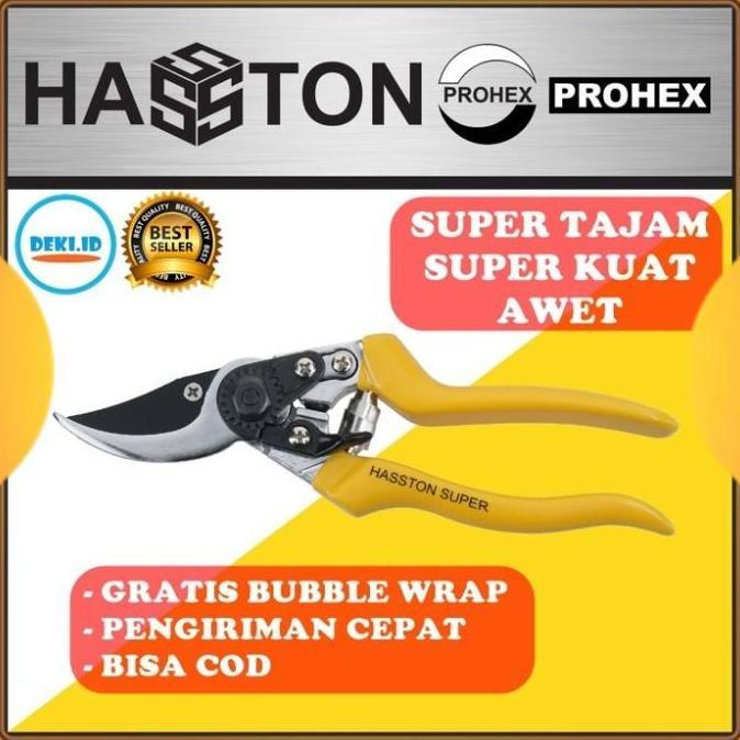 Taman- Gunting Dahan Prohex Hasston 1353-002 Ranting Bunga Tanaman Pohon