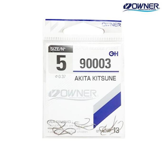 Fhistik- Owner Akita Kitsune 90003 Hook Mata Kail Pancing Made In Japan