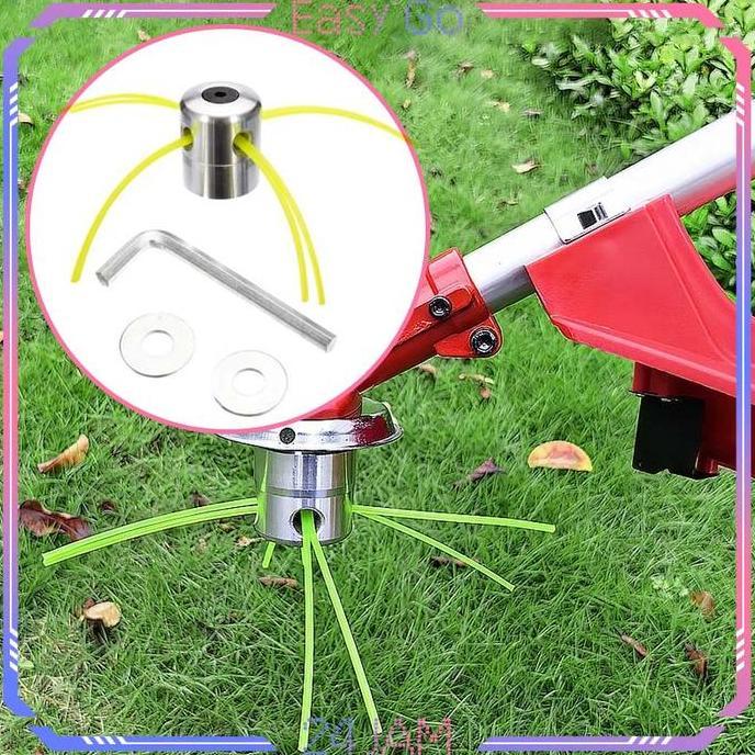 Taman- Mata Pisau Potong Rumput Nylon Tali Senar Mata Pisau Senar Trimmer Head Line Pisau Mesin Pemo
