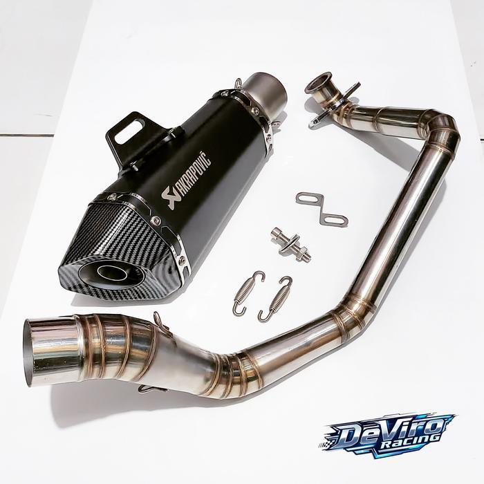 Knalpot Akrapovic Aszc Import Full System Adv 150 Pcx Vario 160 Original Dan Terpercaya