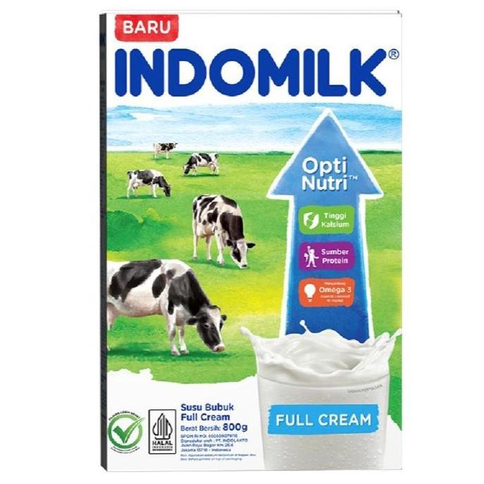 Milkking- Susu Bubuk Indomilk Full Cream Plain 800 Gram
