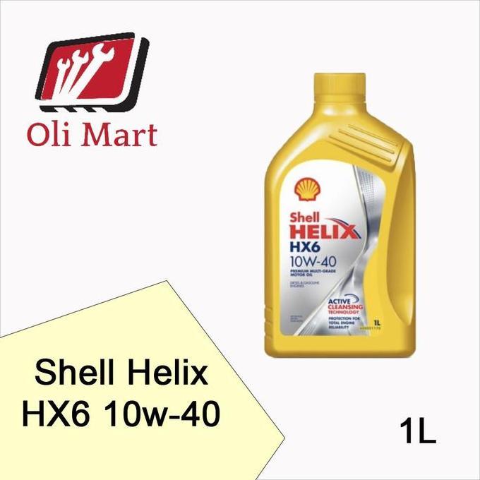 Olinol- Oli Shell Helix Hx6 10W40/Oli Shell Helix 10W40/Oli Mesin Shell 10W40