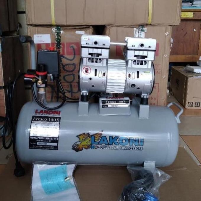 Murah Kompresor Lakoni Fresco 1Pk Tabung 30Liter Silent Khusus Expedisi
