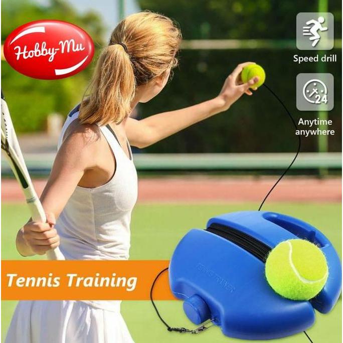Badwill- Alat Pelatihan Tennis - Latihan Bola Tenis Lapangan - Olahraga