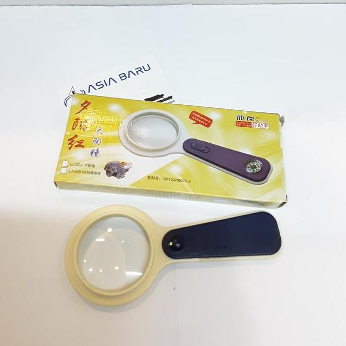 Whox- Kaca Pembesar + Lampu Led /Magnifying Glass / Kaca Pembesar Lampu