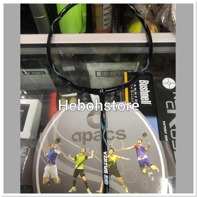 Mintonoi- Raket Badminton Apacs Virtus 33 Bisa 35 Lbs Free Grip Promo