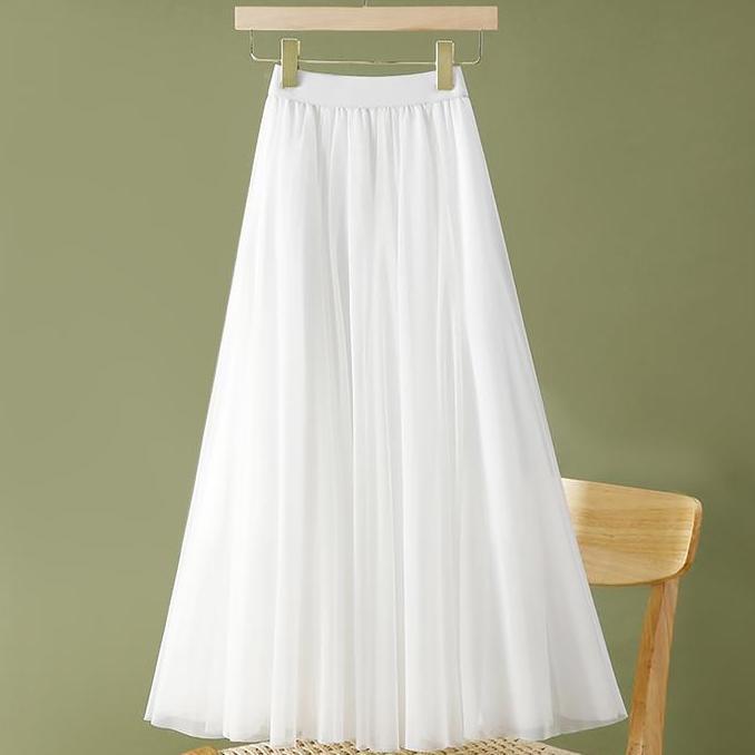 Rok Tutu panjang korean style wanita rok plisket premium maxi skirt Rok Tutu Maxy Model Korean Hits 