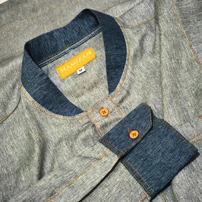 Hamizan Comfy Thobe Baju Jubah Gamis Pria Gamis Haramain Pria