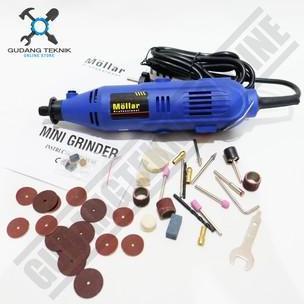 Mini Die Grinder Mollar Mg005B 1 Set 40 Pcs Mika / Gerinda Mini Multifungsi Mg 005B - Bor Tuner Set 